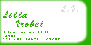 lilla vrobel business card